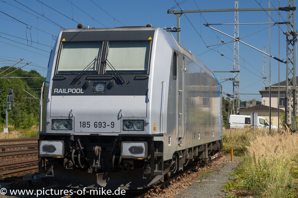 Railpool 185 693 am 24.8.2016 in Pirna