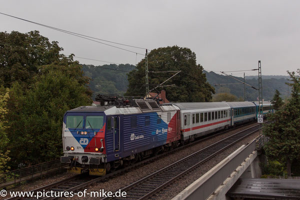 18.9.2016 in Pirna mit EC 172 Budapest - Hamburg