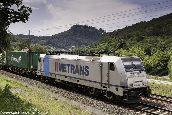 Metrans 186 289 am 28.5.2016 in Königstein