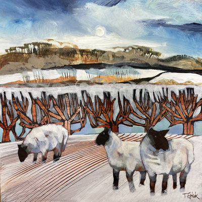 M35  Winter Landscape 4.  Original sold   Print available
