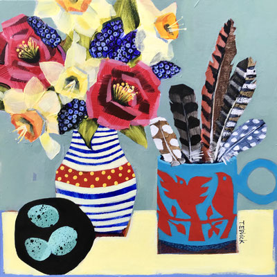 SLM39 Angelas Flowers    original sold        print available