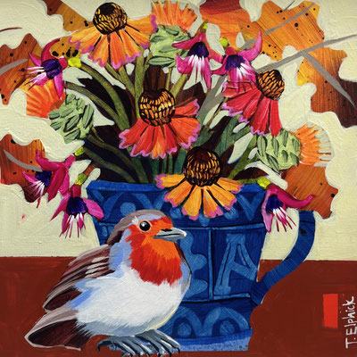 SLB114 Autumn Robin sold print available