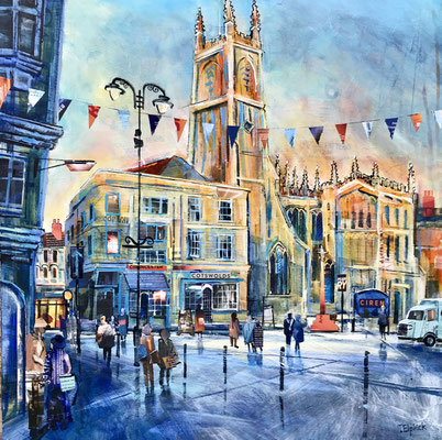 C28 Cirencester Church, Winter Light SOLD        print available