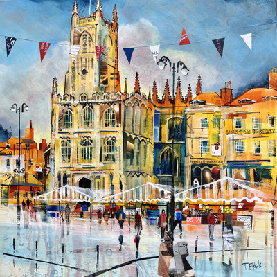 C43 Cirencester Market Pl. in July. sold        print available