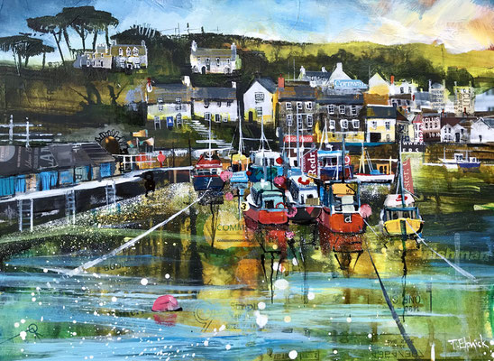 CO18 Poplar Harbour 2     original sold      print available   