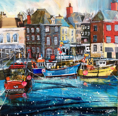 CO20 Padstow, old Custom House    original sold     print available  