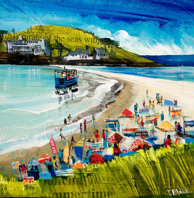 SC10 Burgh Island, Gallery Commission, Print Available  £65
