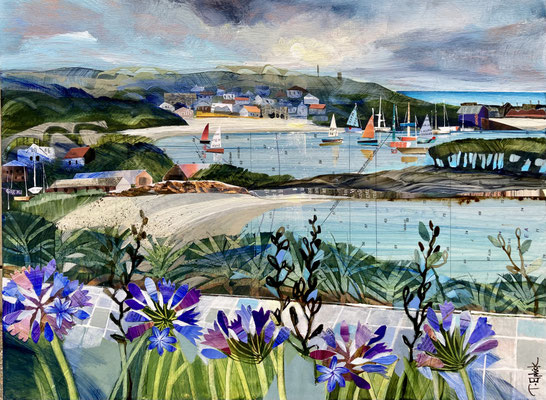 IOS41.  Juliet's Garden, St. Mary's.  Original sold.   Print Available.  