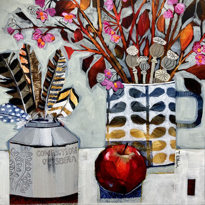 SLM41 Autumn Apple & Spindle Berries  Original sold         print available