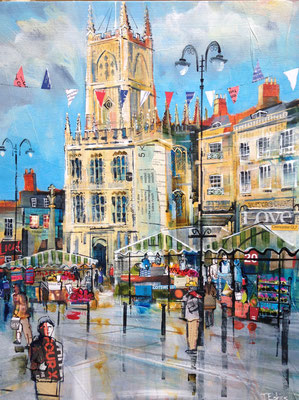 C11 October Church & Market  sold                 print available