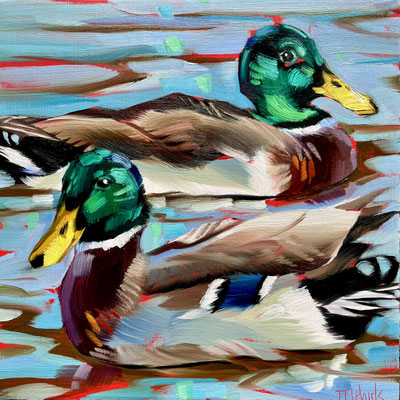BO147 Mallards 8" in 11" frame £195