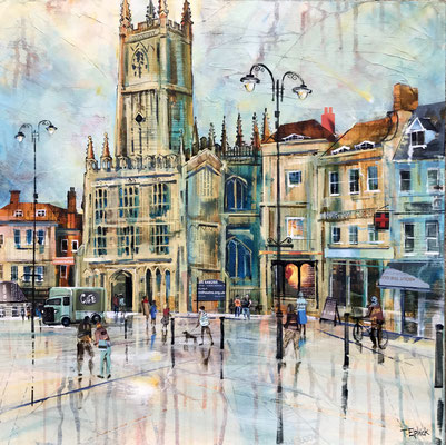 C29 Cirencester Church, January Light SOLD          print available