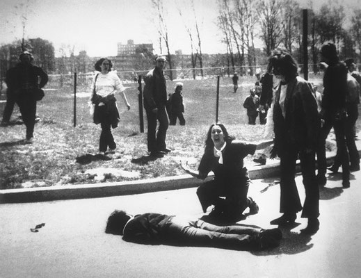 "Стрельба в штате Кент", автор Джон Пол Фило, 1970 год.  