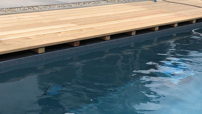 Erstbefüllung des Pools