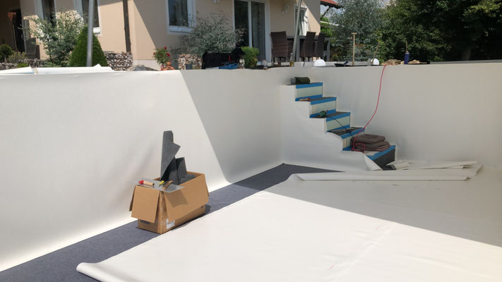 Poolfolie White Pearl