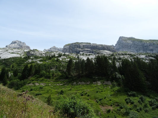 Pointes Percée, des Verts, Chombas, Mont Charvet