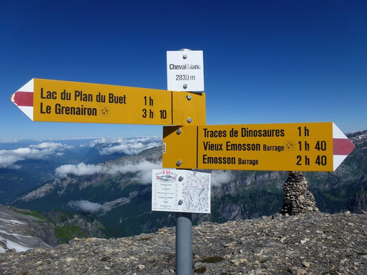 Au sommet du Cheval Blanc, plus haut point du tour