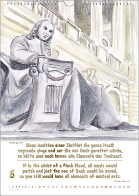 Musik-Geschenk Bach-Kalender.