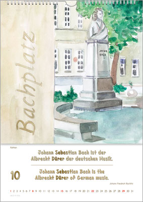 Musik-Geschenk Bach-Kalender.