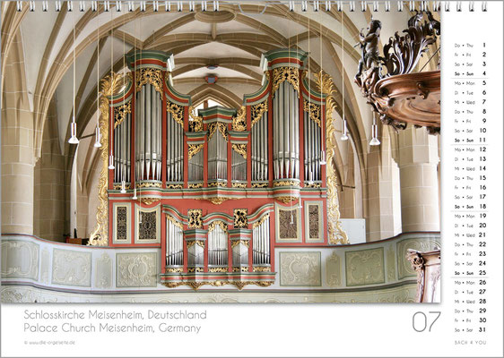Ein Orgelkalender.