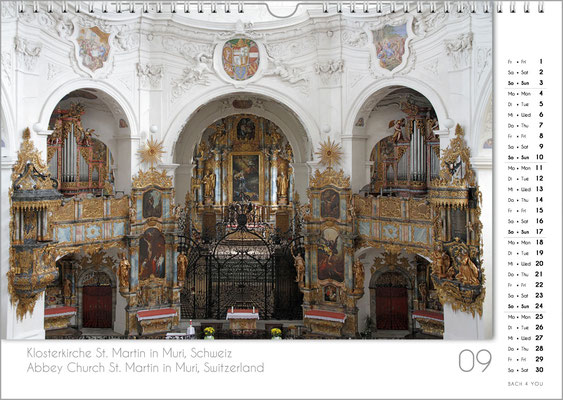 Musik-Geschenk Orgel-Kalender; September.