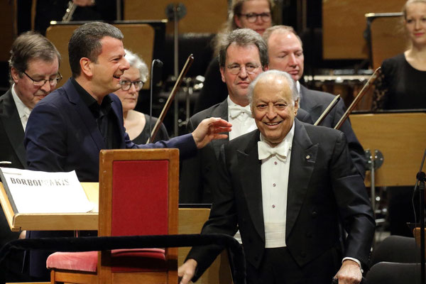 with maestro Zubin Mehta premiere of "Apollon et Dionysos"  | ©Bayerisches Staatsorchester/Wilfried Hösl