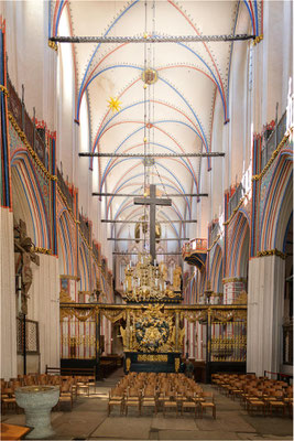 Barocker Hauptaltar (Rückseite)  St. Nikolaikirche  