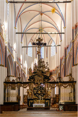Barocker Hauptaltar (Vorderseite)  St. Nikolaikirche  