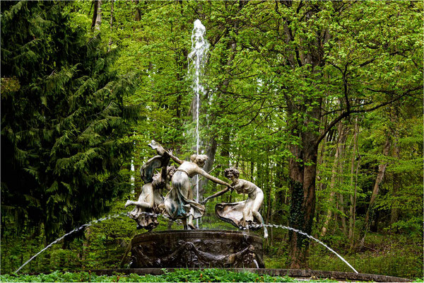 Nymphen-Brunnen auf Burg Schlitz