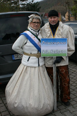 Prinzenpaar der 43.Saison 2007/08 Petra & Gerd Grötsch