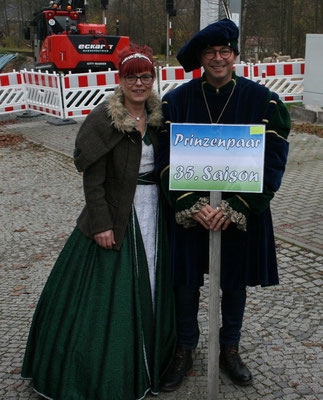 Prinzenpaar der 35.Saison 1999/2000 Silvana & Denis Richter