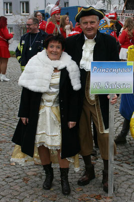 Prinzenpaar der 12.Saison 1976/77 Ute & Reinhardt Weiße