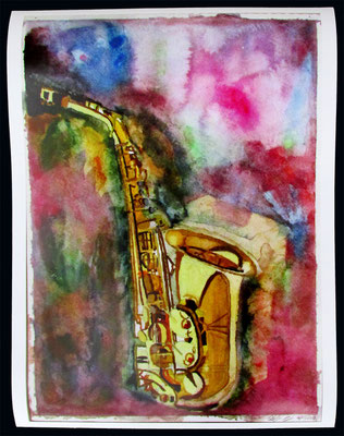 *See original authentic artwork in Watercolor Paintings section of Artwork page* An Eternal Identity Chosen, large giclée print on exhibition fiber print paper, 18'' x 24'', 12/14/2020, $275