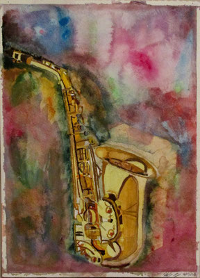 An Eternal Identity Chosen, watercolor paint on watercolor paper, 11'' x 15.125'', 12/05/2013, $300