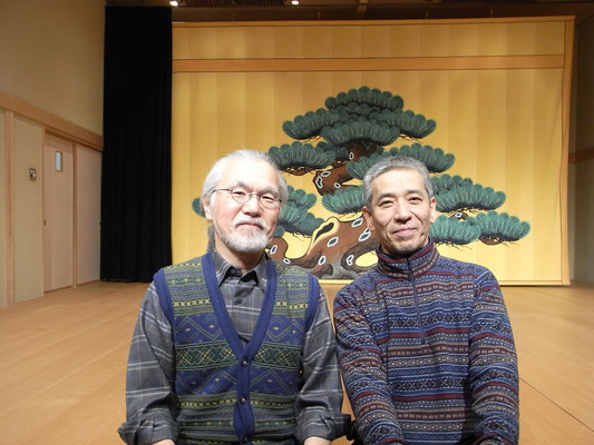 山口幹文さんと、栃木県総合文化センターにて。