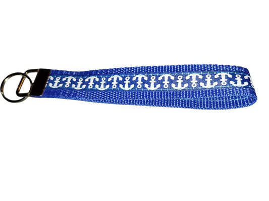 SaSch SelbstgefertigtesausSchwaben Selbstgefertigtes aus Schwaben Sarah Schäuble Handarbeit handmade selbstgemacht Schlüsselband Schlüsselanhänger Anker Maritim