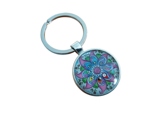 SaSch SelbstgefertigtesausSchwaben Selbstgefertigtes aus Schwaben Sarah Schäuble Handarbeit handmade selbstgemacht Schlüsselanhänger Cabochon Mandala