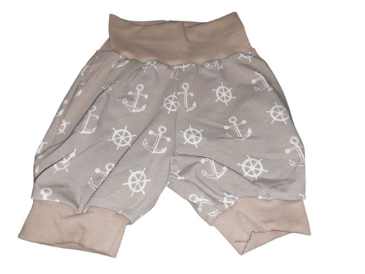 SaSch SelbstgefertigtesausSchwaben Selbstgefertigtes aus Schwaben Sarah Schäuble Handarbeit handmade selbstgemacht Shorts Hose Maritim Anker