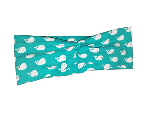 SaSch SelbstgefertigtesausSchwaben Selbstgefertigtes aus Schwaben Sarah Schäuble Handarbeit handmade selbstgemacht Haarband Stirnband Wal Walfisch
