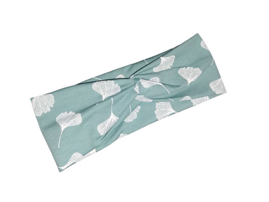 SaSch SelbstgefertigtesausSchwaben Selbstgefertigtes aus Schwaben Sarah Schäuble Handarbeit handmade selbstgemacht Haarband Stirnband Ginkgo