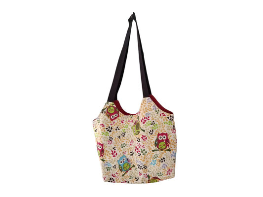 SaSch SelbstgefertigtesausSchwaben Selbstgefertigtes aus Schwaben Sarah Schäuble Handarbeit handmade selbstgemacht Tasche Shopper Einkaufstasche Eule Eulen