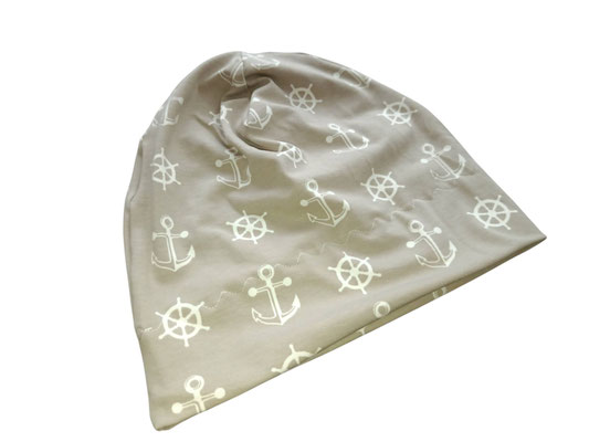 SaSch SelbstgefertigtesausSchwaben Selbstgefertigtes aus Schwaben Sarah Schäuble Handarbeit handmade selbstgemacht Mütze Beanie maritim Anker