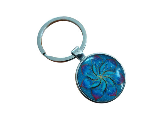 SaSch SelbstgefertigtesausSchwaben Selbstgefertigtes aus Schwaben Sarah Schäuble Handarbeit handmade selbstgemacht Schlüsselanhänger Cabochon Blume
