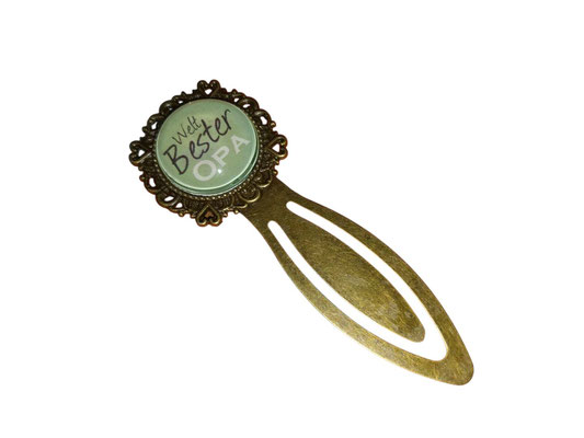 SaSch SelbstgefertigtesausSchwaben Selbstgefertigtes aus Schwaben Sarah Schäuble Handarbeit handmade selbstgemacht Lesezeichen Cabochon Opa