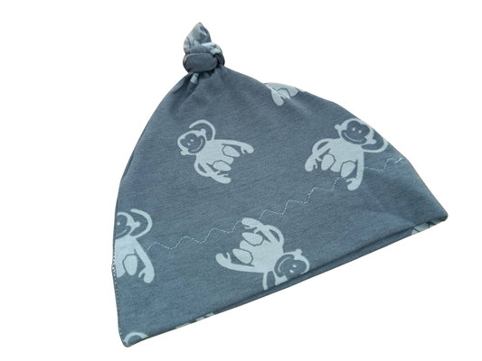 SaSch SelbstgefertigtesausSchwaben Selbstgefertigtes aus Schwaben Sarah Schäuble Handarbeit handmade selbstgemacht Knotenmütze Mütze Babymütze Kindermütze Affe Affen