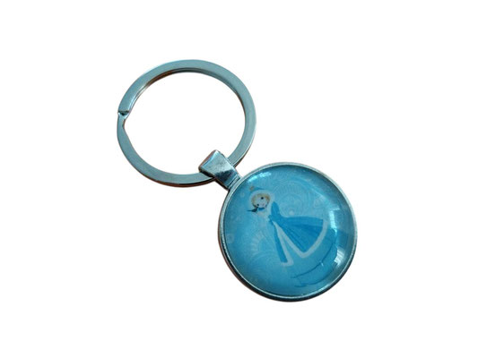 SaSch SelbstgefertigtesausSchwaben Selbstgefertigtes aus Schwaben Sarah Schäuble Handarbeit handmade selbstgemacht Schlüsselanhänger Cabochon Schneekönigin