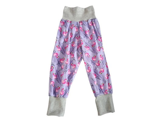 SaSch SelbstgefertigtesausSchwaben Selbstgefertigtes aus Schwaben Sarah Schäuble Handarbeit handmade selbstgemacht Hose Wohlfühlhose Flamingo Flamingos