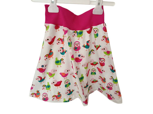 SaSch SelbstgefertigtesausSchwaben Selbstgefertigtes aus Schwaben Sarah Schäuble Handarbeit handmade selbstgemacht Rock Jerseyrock Sommerrock Kinderrock Vogel Vögel