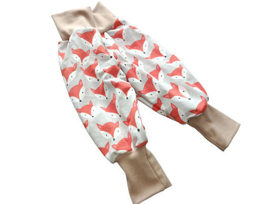 SaSch SelbstgefertigtesausSchwaben Selbstgefertigtes aus Schwaben Sarah Schäuble Handarbeit handmade selbstgemacht Hose Wohlfühlhose Mitwachshose Fuchs Füchse