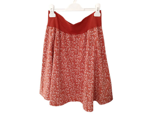 SaSch SelbstgefertigtesausSchwaben Selbstgefertigtes aus Schwaben Sarah Schäuble Handarbeit handmade selbstgemacht Rock Jerseyrock Sommerrock Damenrock Zweig Zweige